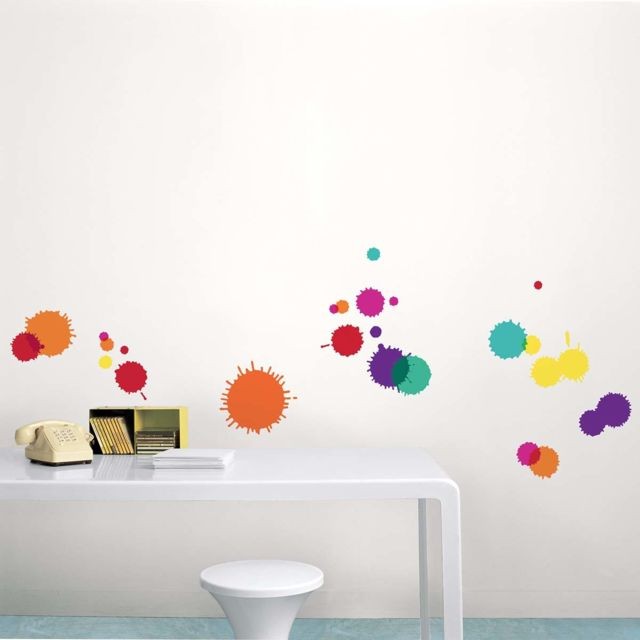 Nouvelles Images - Sticker mural Taches multicolores Nouvelles Images   - Décoration chambre enfant Nouvelles Images