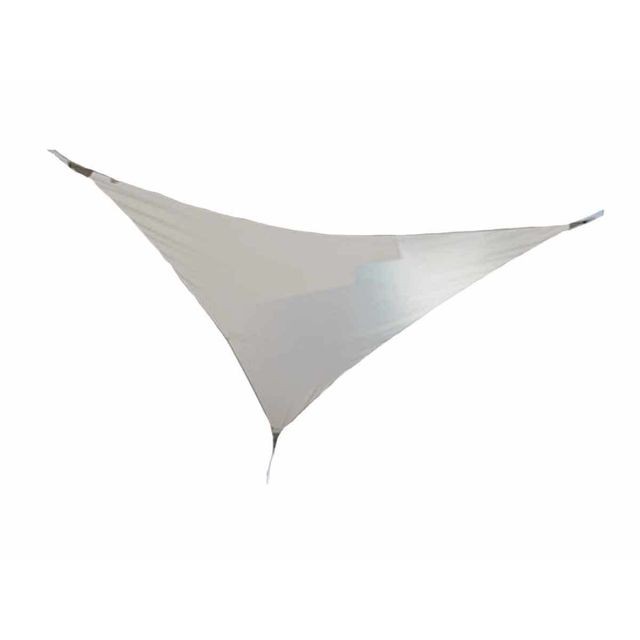 Jardideco - Voile d'ombrage triangulaire 3,60 x 3,60 x 3,60 m - Taupe Jardideco   - Voile d'ombrage Jardideco