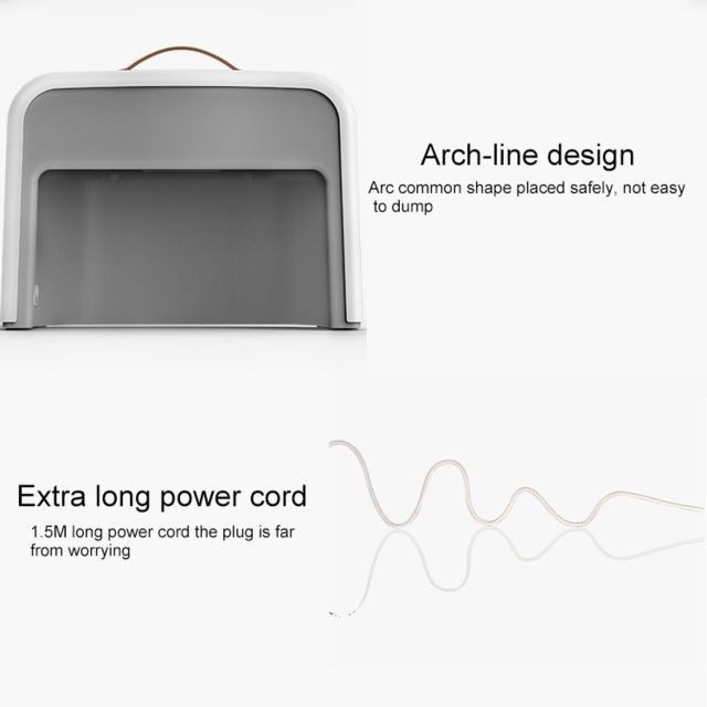 Wewoo Chauffage électrique Réchauffeur de radiateur de bureau domestique chauffant à air pulsé intelligent de pied à induction blanc