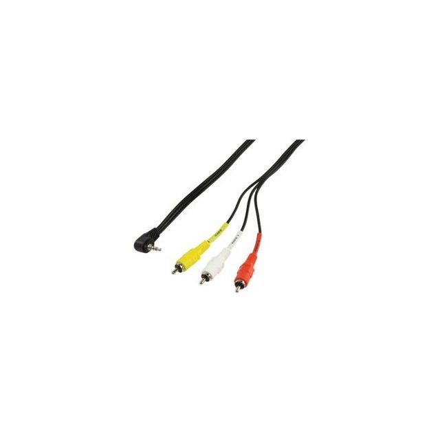 Cabling - CABLING  Câble Audio Video Jack 3.5 mm mâle vers 3 RCA - Câble Jack