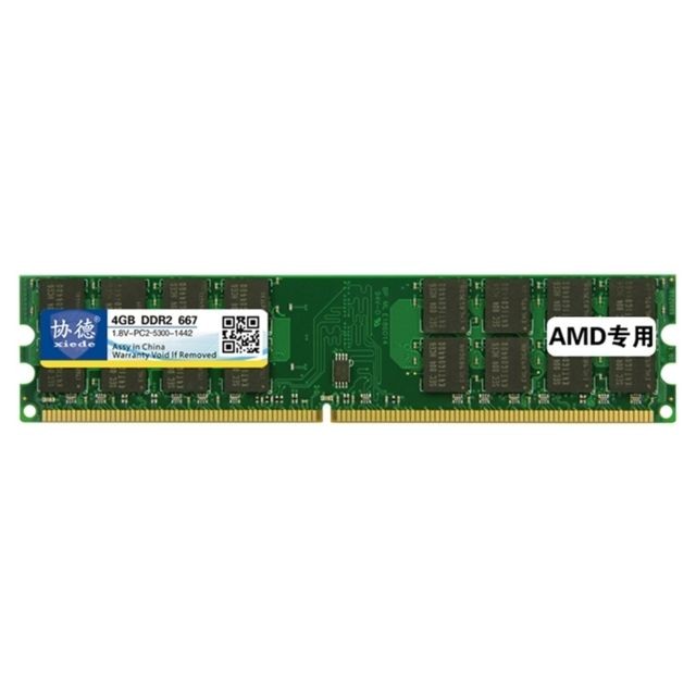 Wewoo - Mémoire vive RAM DDR2 667 MHz, 4 Go, module général de AMD spéciale pour PC bureau - RAM PC 4