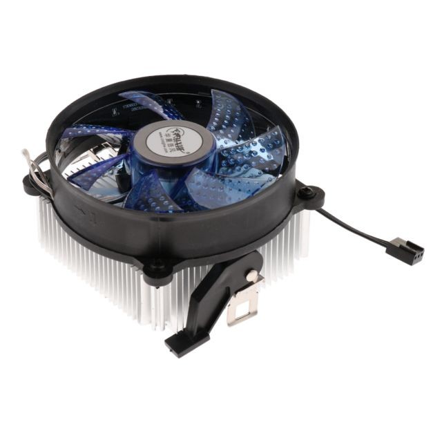 marque generique - en aluminium 2000 tr / min ordinateur cpu refroidisseur 9 cm radiateur ventilateur pour amd bleu marque generique  - Grille ventilateur PC