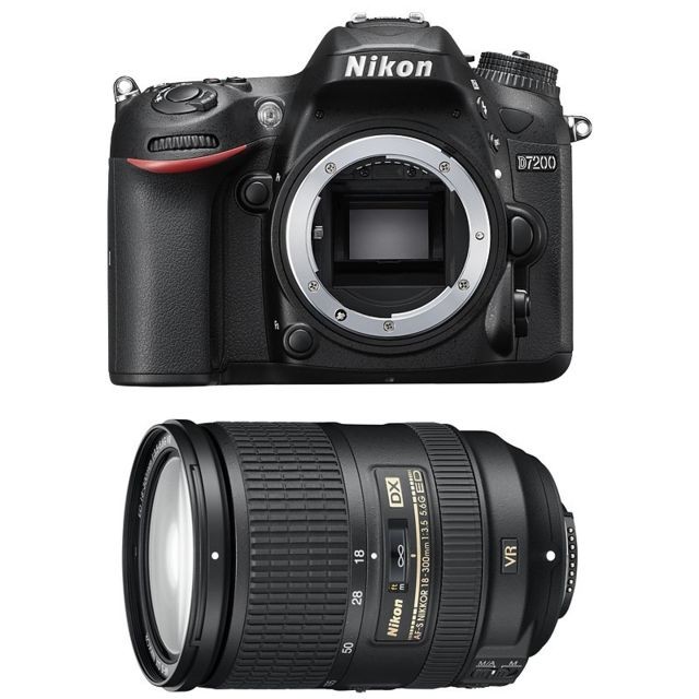 Nikon - PACK NIKON D7200 + 18-300 f/3.5-5.6 VR Nikon  - Reflex professionnel