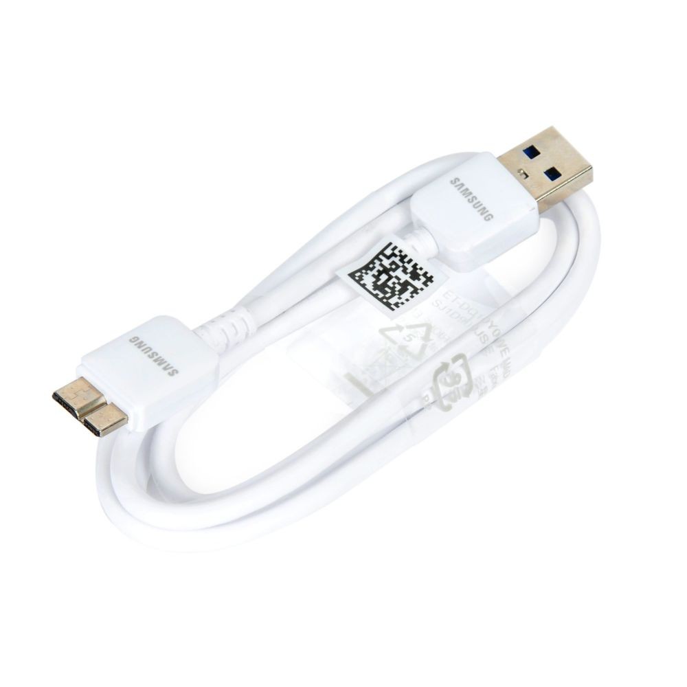 Câble antenne Samsung Câble Data ET-DQ11Y1WE Micro USB 3.0 Origine Samsung 1.5 M Pour Galaxy Note 3 / Galaxy S5