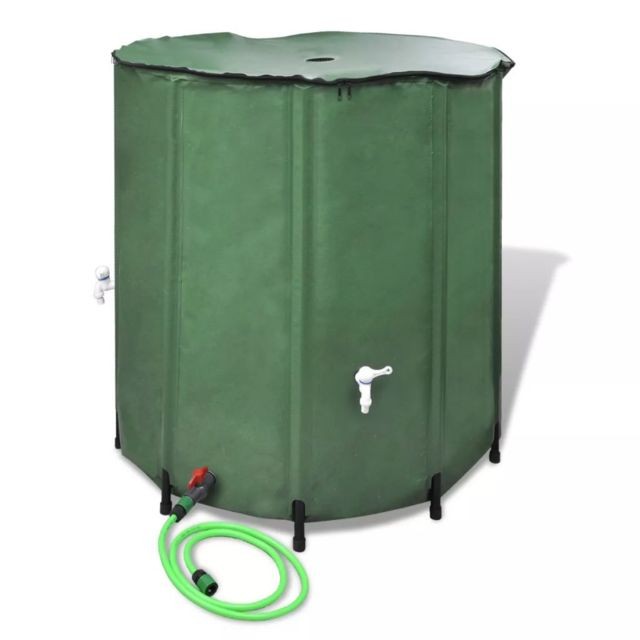 Vidaxl - Récupérateur d'eau pluviale pliable 250L | - Arrosoirs et seaux