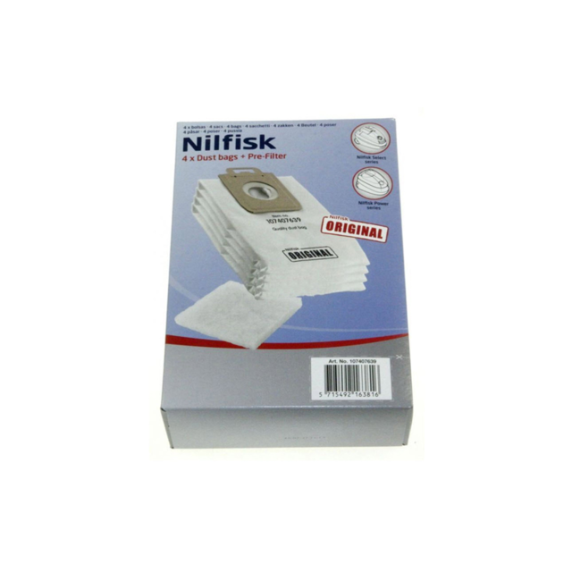 Nilfisk Advance - SACHET DE SACS POUR PETIT ELECTROMENAGER   NILFISK ADVANCE - 107407639 Nilfisk Advance  - Accessoire entretien des sols