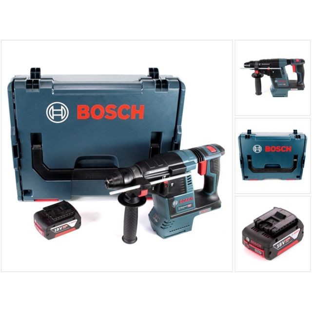 Bosch - Bosch GBH 18 V-26 Perforateur sans fil Professional SDS-Plus avec Boîtier de transport L-Boxx + 1x Batterie GBA 5 Ah - sans Chargeur - Batteries plus