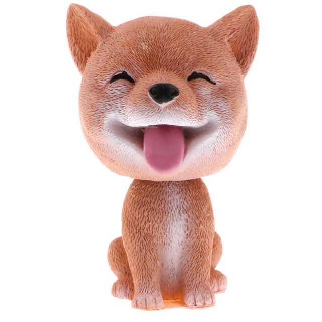 Animaux marque generique secouant bobble tête chien poupée jouet voiture intérieur ornement décor shiba inu