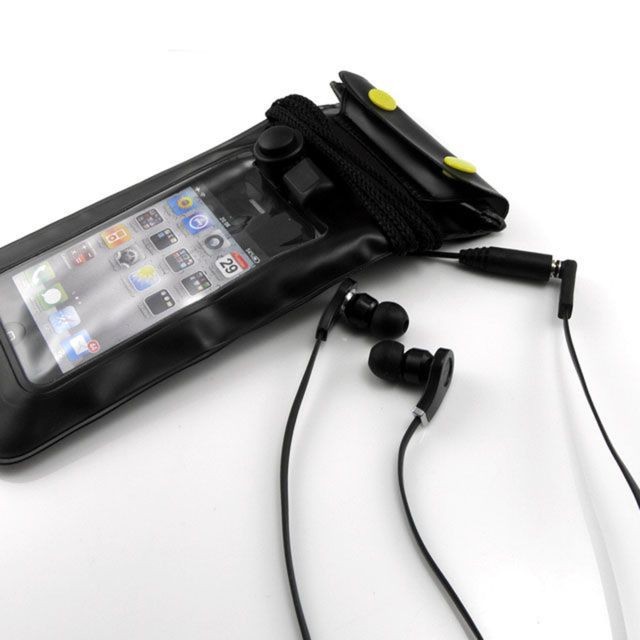 Autres accessoires smartphone Housse étanche + prise écouteurs iPhone 3G / iPhone 4 / 4S / 5 Noir