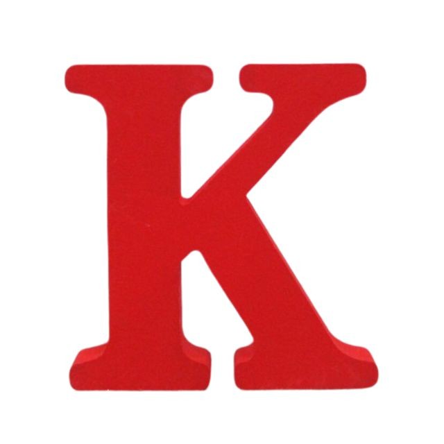 marque generique - rouge en bois anglais lettres décoration ornements pour la fête k marque generique  - Deco anglais