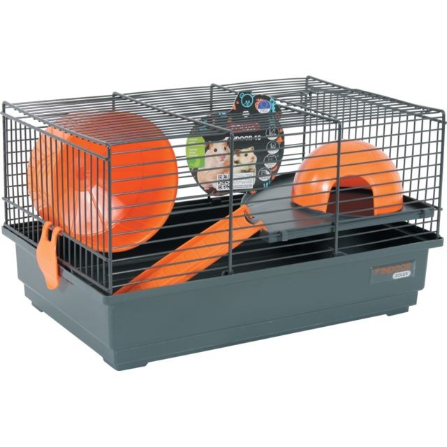 Cage pour rongeur Zolux CAGE INDOOR 40 HAMSTER ORANGE