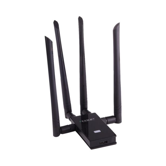 Wewoo Adaptateur pour Nootbook / Ordinateur portable / PC EP-AC1621 USB 3.0 sans fil 1900Mbps 2.4G / 5.8Ghz 600Mbps + 1300Mbps Carte réseau WiFi double bande avec 4 Antennes WiFi