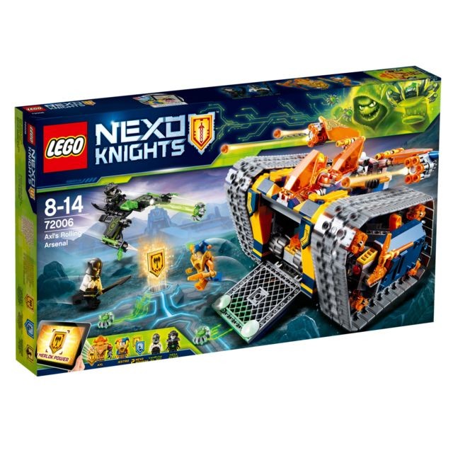 Lego - LEGO® 72006 Nexo Knights TM : L'arsenal sur chenilles d'Axl Lego  - Jeux & Jouets