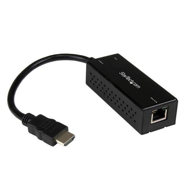 Startech - StarTech.com Transmetteur HDBaseT compact alimenté par USB - HDMI via Cat5 - 4K - Convertisseur Audio et Vidéo  Startech