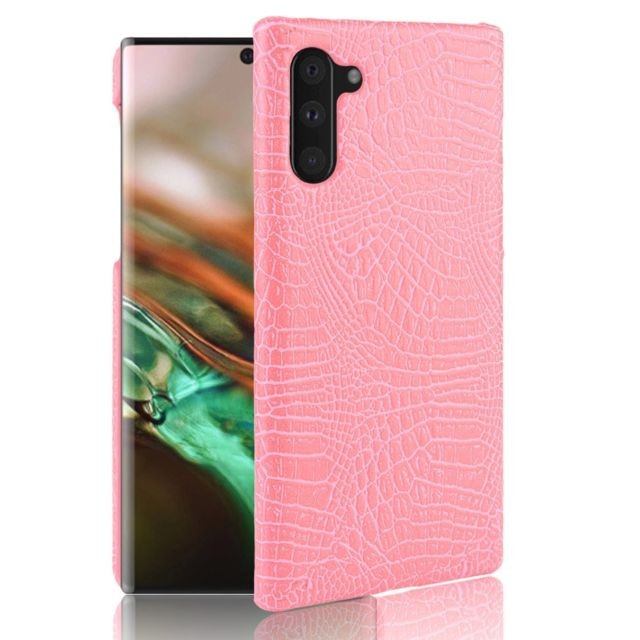 Wewoo - Coque Rigide Crocodile antichoc Texture PC + Etui PU pour Galaxy Note 10 rose Wewoo  - Coque Galaxy S6 Coque, étui smartphone