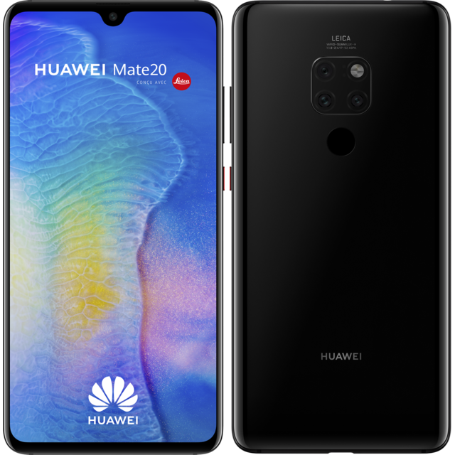 Smartphone Android Huawei Mate 20 - 128 Go - Noir