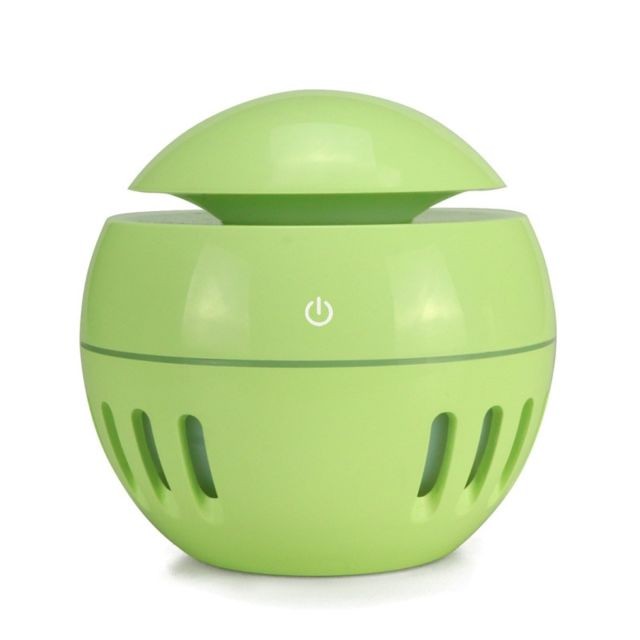 Wewoo - Purificateur d'air Lampe d'aromathérapie à sept couleurs pour humidificateur évidé USB à grain de bois avec télécommande vert Wewoo  - Eau