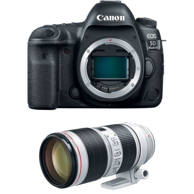 Canon - CANON EOS 5D IV + EF 70-200mm F2.8L IS III USM - Reflex Numérique
