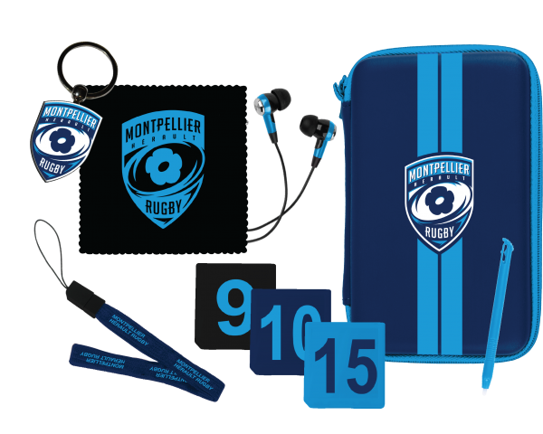 Pack accessoires 3DS Subsonic KIT POUR 3DS™XL & NEW 3DS™XL - MONTPELLIER HERAULT RUGBY