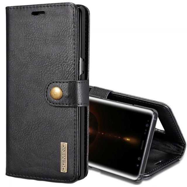 Wewoo - Coque noir pour Samsung Galaxy Note 8 Crazy Horse Texture Horizontal Flip détachable Magnétique Housse de protection avec Holder & Card Slots & Wallet Wewoo  - Accessoire Smartphone