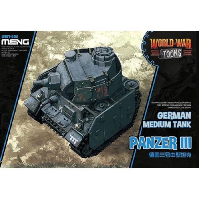 Meng - Maquette Char World War Toons German Medium Tank Panzer Iii Meng  - Maquettes & modélisme