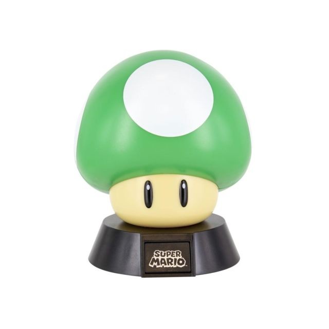Paladone Products - Super Mario Bros - Veilleuse 3D Icon 1Up Mushroom 10 cm Paladone Products  - Procomponentes