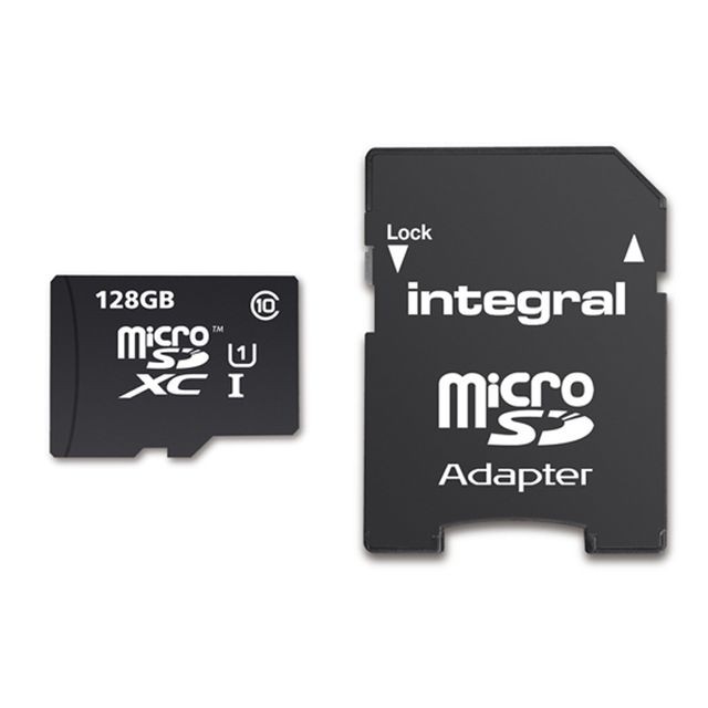 Carte Micro SD Integral Carte micro SDXC 128 Go class 10
