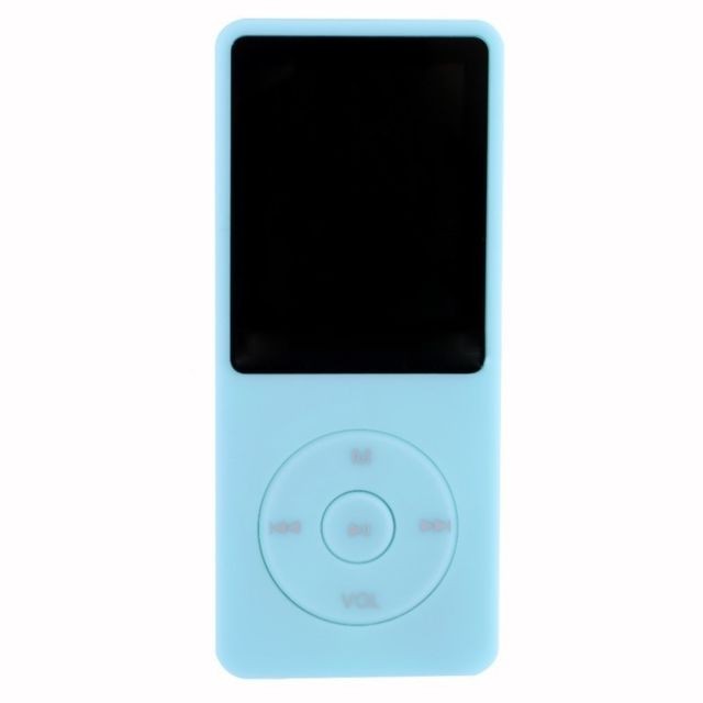 Wewoo - Lecteur MP3 Mode Portable Ecran LCD Radio FM Jeux Vidéo Film MP3 MP4 Mini Walkman, Capacité de la mémoire: 4 Go (Bleu clair) - Lecteur MP3 / MP4 Wewoo