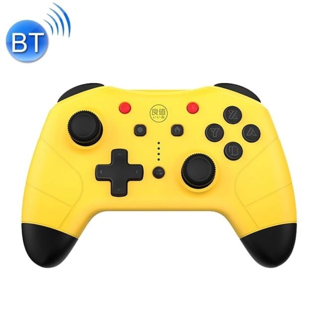 Wewoo - Version NFC Manette de jeu Bluetooth pour Nintendo Switch Pro jaune Wewoo - Accessoires jeux vidéo Jeux et Consoles