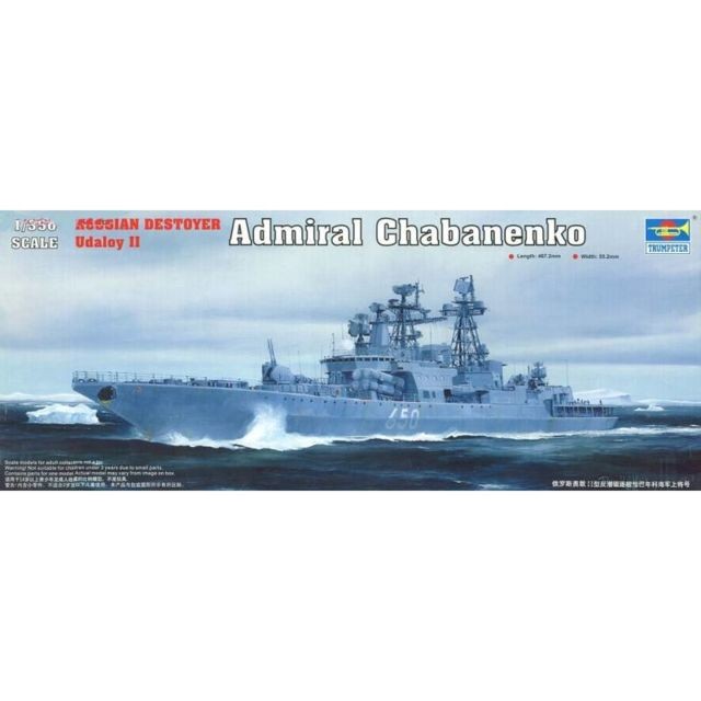Trumpeter - Maquette Bateau Russian Udaloy Ii Class Destroyer Admiral Chabanenko Trumpeter  - Bateaux Trumpeter