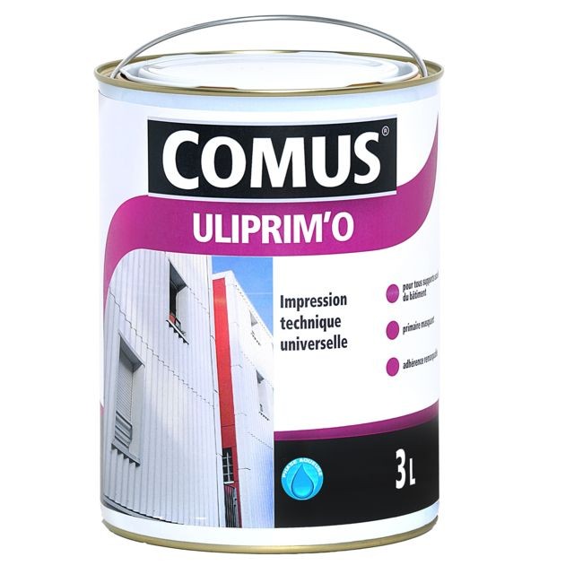 Comus - ULIPRIM'O 3L - Impression universelle antirouille en phase aqueuse - COMUS - Préparation mur & plafond