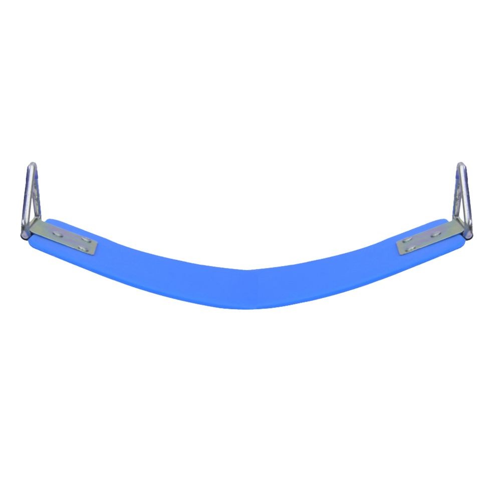 marque generique Siège De Balançoire Bleu Avec Triangle De Métal Aire De Jeux Parc Swingset Cour