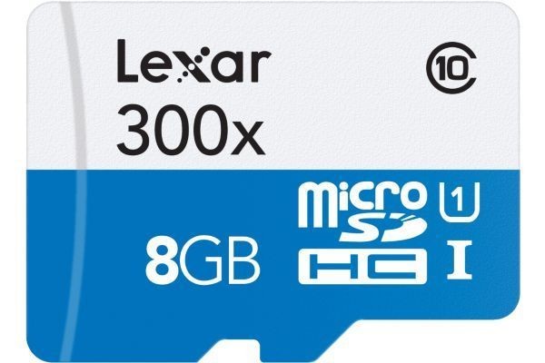 Lexar - Mémoire LEXAR 8GB microSDHC 300x - Lexar