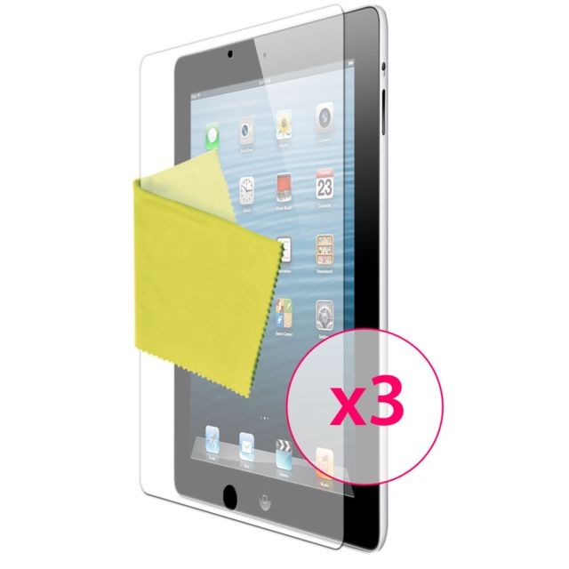 Protection écran tablette Caseink Films de protection Anti-Reflet HD iPad 2/3 et retina Lot de 3