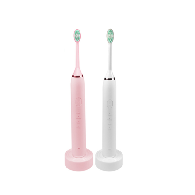 marque generique YP Select Brosse à dents électrique rechargeable pour le nettoyage du visage 2 en 1 - Blanc
