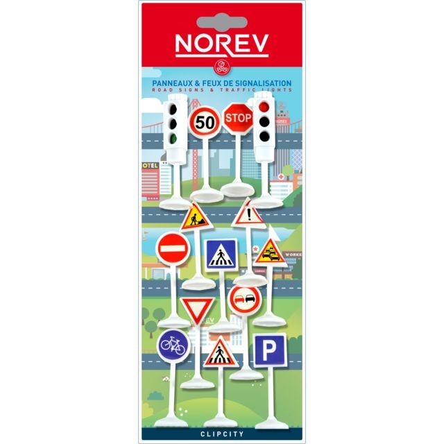Norev - Panneaux de Signalisation Norev  - Véhicules & Circuits Norev