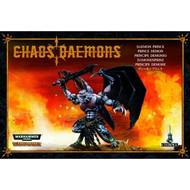 Games Workshop - Warhammer AoS & 40k - Daemons Of Khorne Prince Démon Games Workshop  - Jeux d'adresse Games Workshop