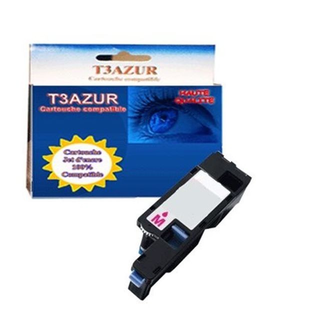 T3Azur - Toner compatible DELL 1250C, 1350CNW, 1355CN, 1355CNW (593-11018) Magenta - T3AZUR T3Azur  - Cartouche, Toner et Papier