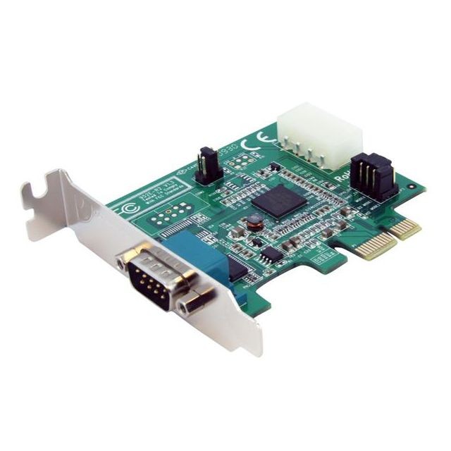 Startech - Carte Série RS232 PCI Express avec 1 port - Faible Encombrement - UART 16950 - Convertisseur Audio et Vidéo