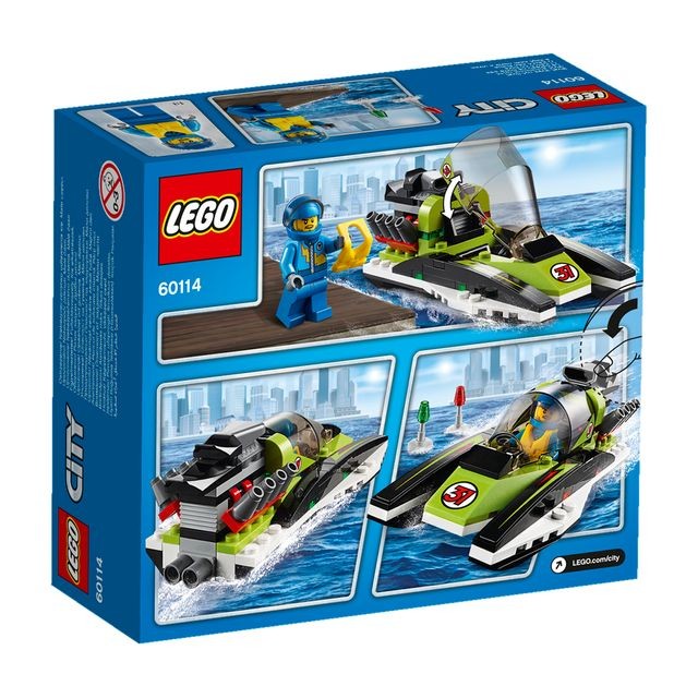 Lego CITY - Le bateau de course - 60114
