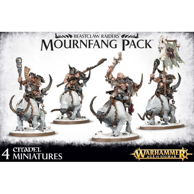 Games Workshop - Warhammer AoS - Bestclaw Raiders Mournfang Pack Games Workshop - Jeux & Jouets