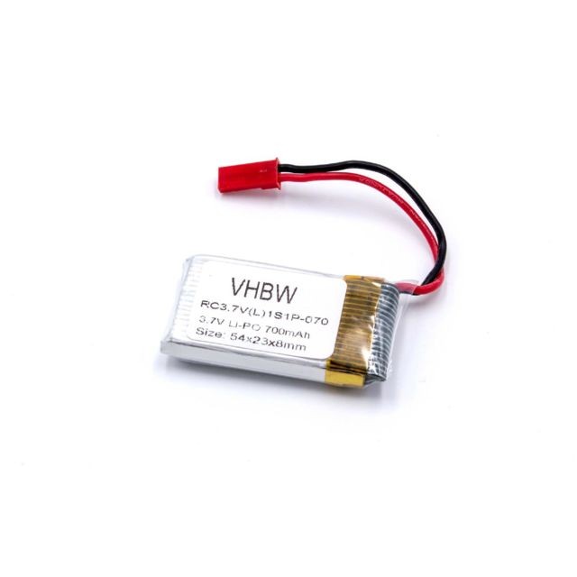Vhbw - vhbw Li-Polymer Batterie 700mAh (3.7V) Mini-JST pour la construction de modèles comme Revell DIDP1100, Revell 23951, 44192. Vhbw  - Cadeau pour bébé - 1 an Jeux & Jouets