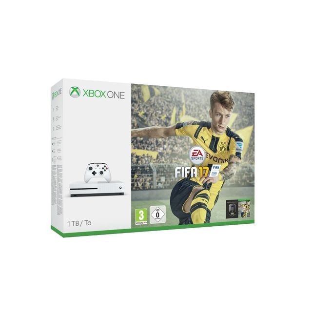 Microsoft - Xbox One S 1To FIFA 17 Microsoft   - Mannette xbox one
