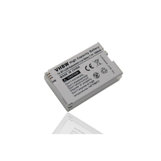 Vhbw - Batterie LI-ION compatible pour SHARP BT-L226 / BT-L226U 7 BT-L227 / VR-BLZ7 / VR-BLZ9 - Batterie Photo & Video