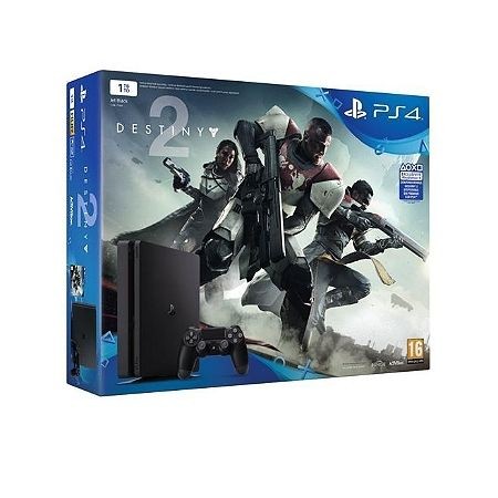 Console PS4 Sony Pack PS4 1 To Black + Destiny 2