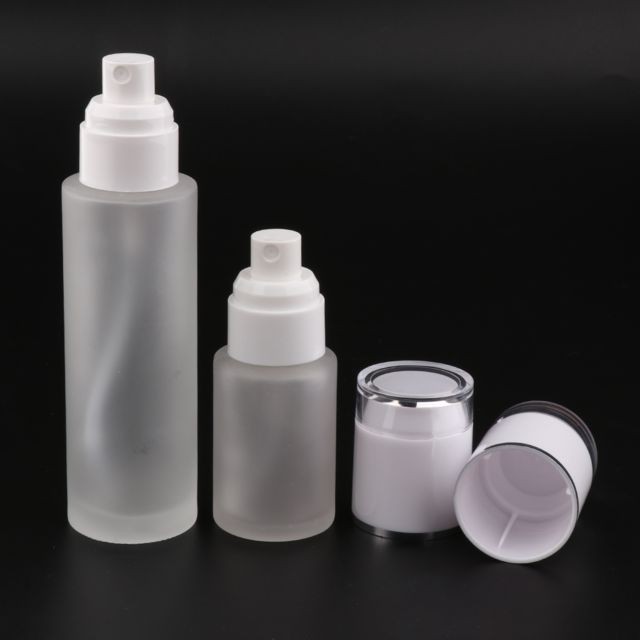 marque generique - Flacons vaporisateurs en verre de 2 pièces, contenant cosmétique rechargeable 30 ml / 80 ml, blanc marque generique  - Electroménager