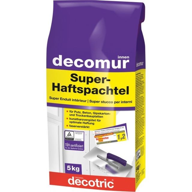 Decotric - Enduit intérieur Decomur 5KG - Enduit