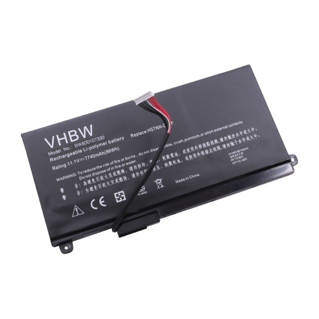 Vhbw - vhbw Li-Polymer Batterie 7740mAh (11.1V) pour ordinateur portable Hewlett Packard HP Envy 17-3004ed, 17-3001ed, 17-3002ea Vhbw  - Accessoires et consommables