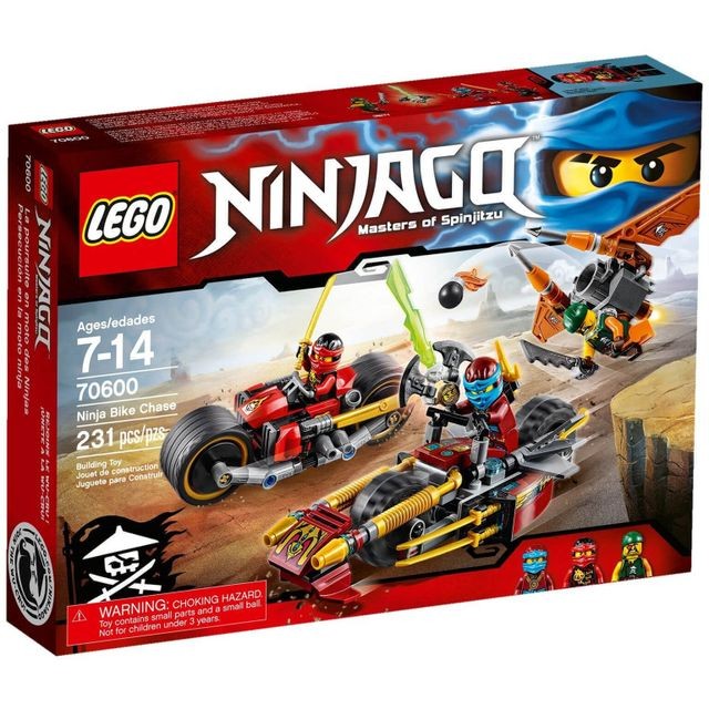 Lego - La poursuite en moto des Ninja - 70600 - Briques Lego
