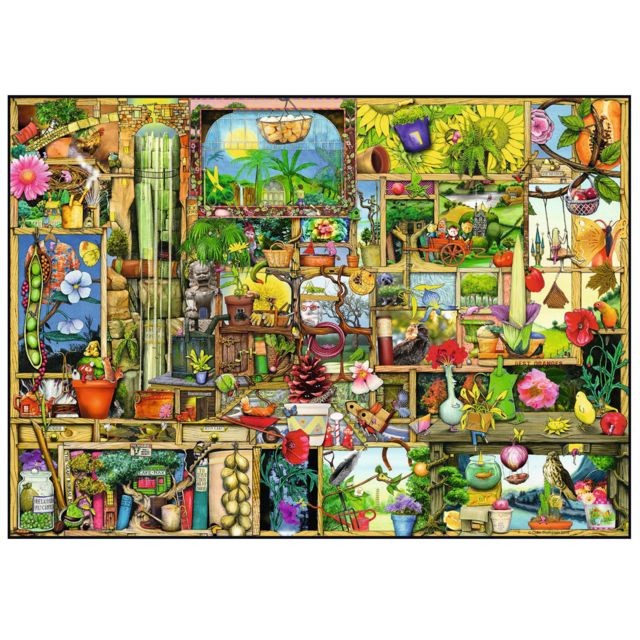 Ravensburger - Puzzle 1000 pièces Colin Thompson : L'armoire du jardinier Ravensburger  - Animaux
